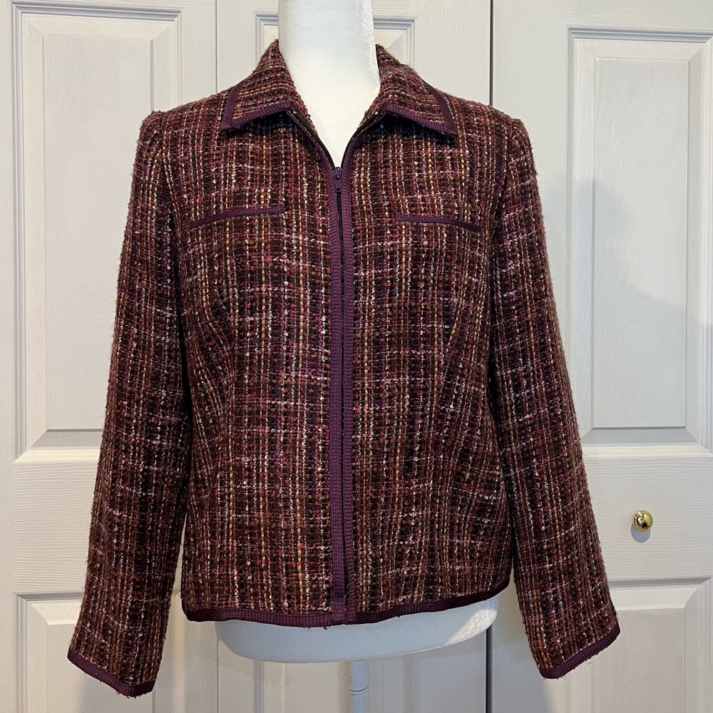 🍋 SAG Harbor Zip Front Jacket / Blazer - 8P